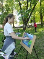 На пленері образотворчого мистецтва «Сонячний шлях» на честь Заслуженого діяча мистецтв, українського живописця, графіка Гаврила ГЛЮКА На пленері образотворчого мистецтва «Сонячний шлях» на честь Заслуженого діяча мистецтв, українського живописця, графіка Гаврила ГЛЮКА